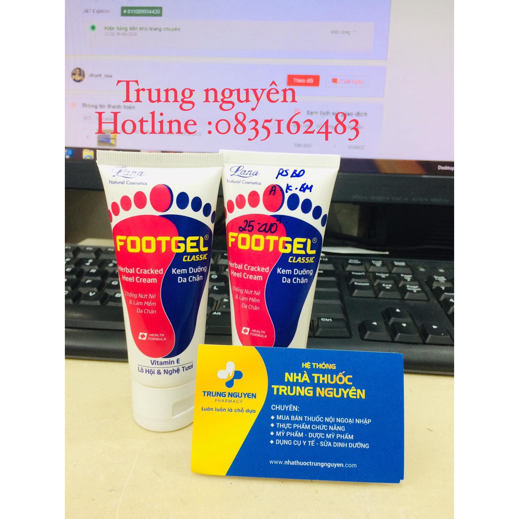 Kem dưỡng da chân FOOTGEL