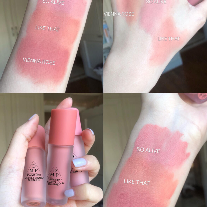 Phấn Má Hồng Dạng Lỏng Làm Sáng Tông Màu Da Tự Nhiên Dưỡng Ẩm Và Cấp Nước