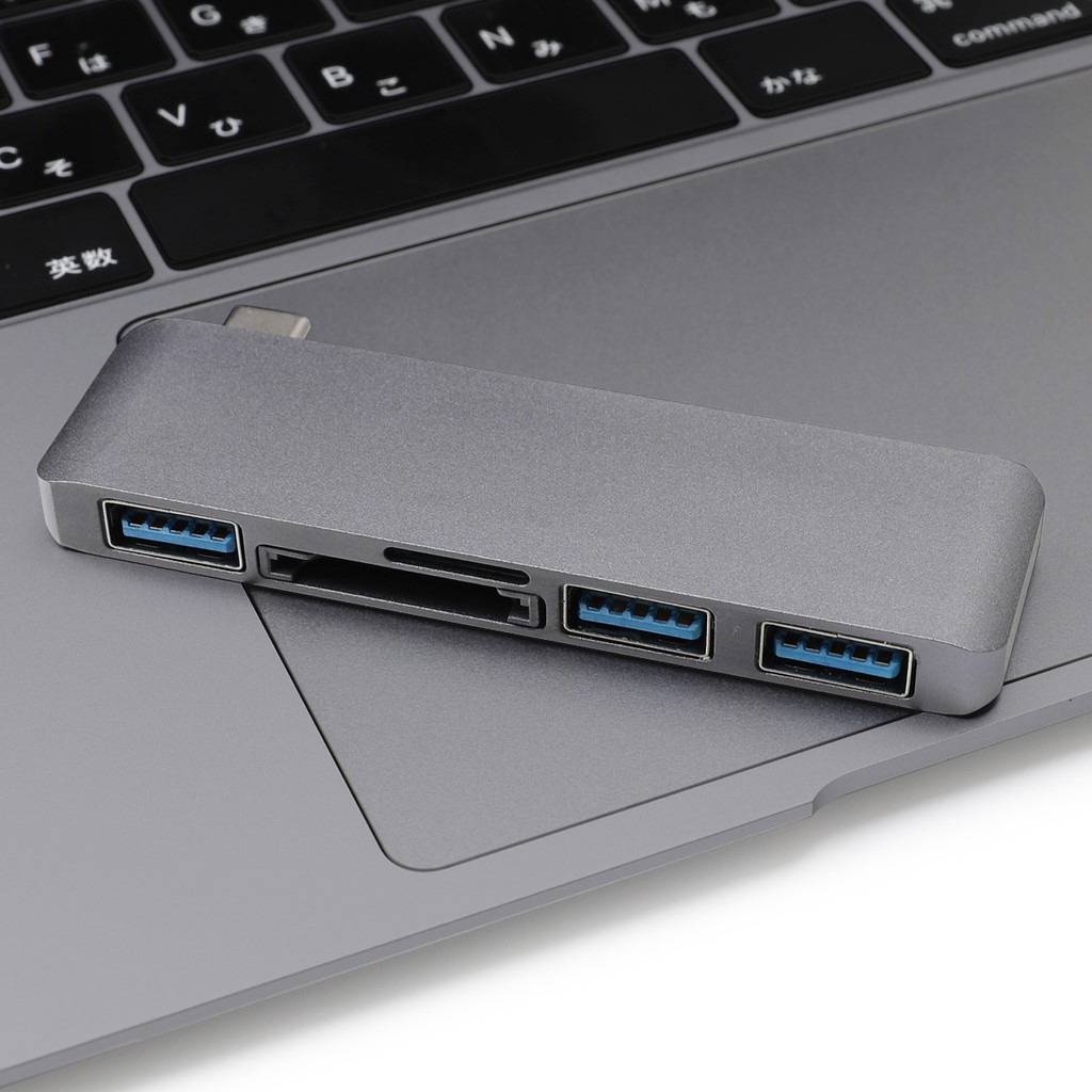 HUB Batianda Đa Cổng USB 3.0 SD TF Cho MacBook Pro Air Touch ID A1706/A1708/A1989/A1932/A1989/A2141 13/15/16&quot; 2018-2020