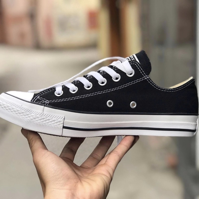 🔥[FULL BOX, TAG] Giày Converse Classic Thời Trang Màu Đen - Trắng Đủ Size Nam Nữ Kèm Hộp