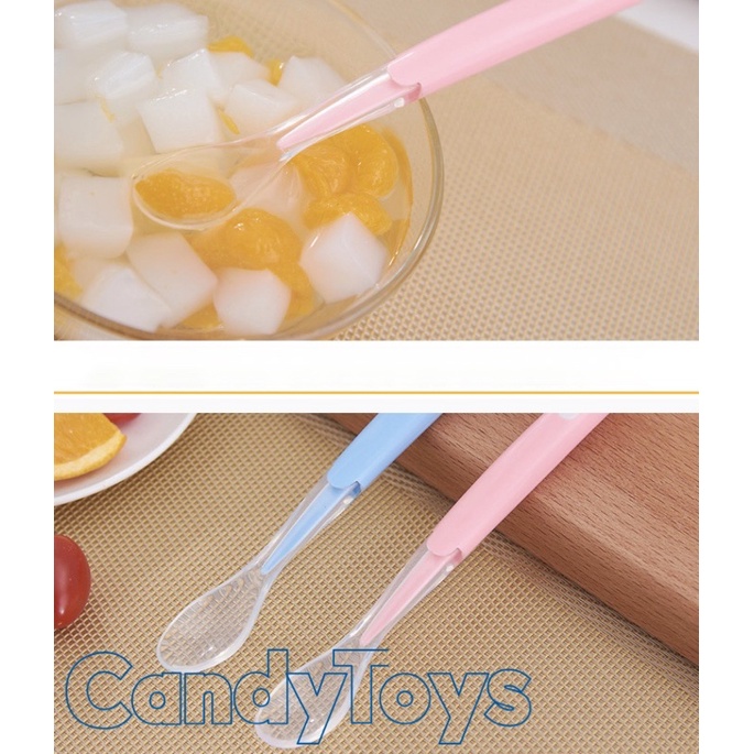 THÌA (MUỖNG) SILICON AN TOÀN CHO BÉ ĂN DẶM