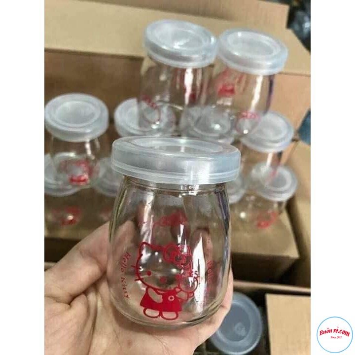 [Mã LIFE1003ALL giảm 10% đơn 50K] Hũ thủy tinh làm bánh flan, sữa chua 100ml _00310_ Buonre