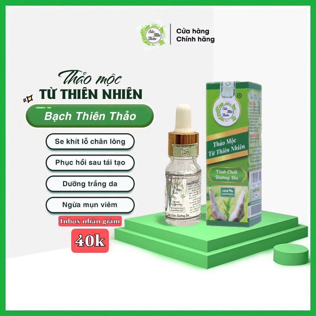 Tinh Chất Dưỡng Da Sắc Mộc Thiên Thu Nhỏ Lỗ Chân Lông 10ml