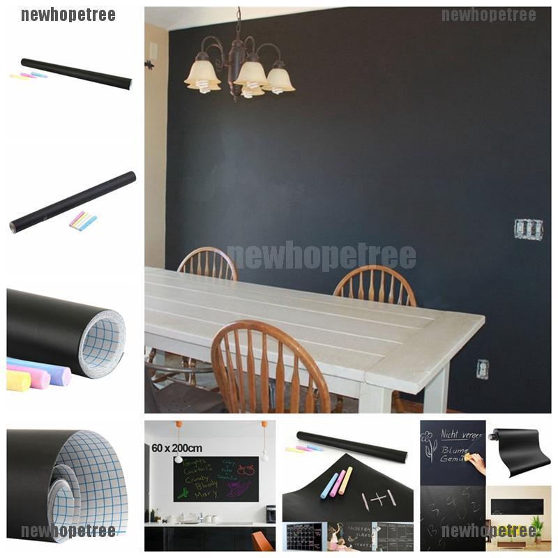 Bảng Đen Viết Phấn Dán Tường Kích Thước 200X60cm