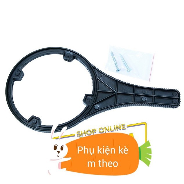 Bộ lọc thô, bộ lọc nước sinh hoạt 1 cấp lọc 10inch ren chờ 21  Tặng tay vặn cốc