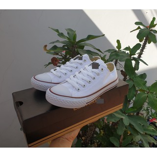 Giày thể thao converse trắng cổ thấp- full box