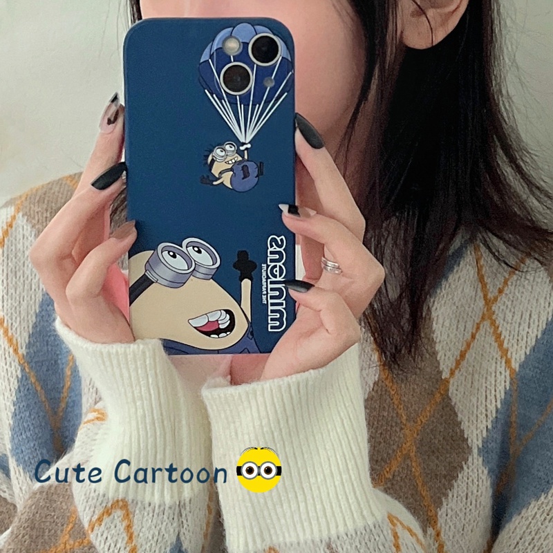 Ốp Điện Thoại Silicon Mềm Họa Tiết Hoạt Hình Gắn Dây Đeo Cho iPhone 14 13 12 11 Pro Max XS Max XR X 8 7 Plus