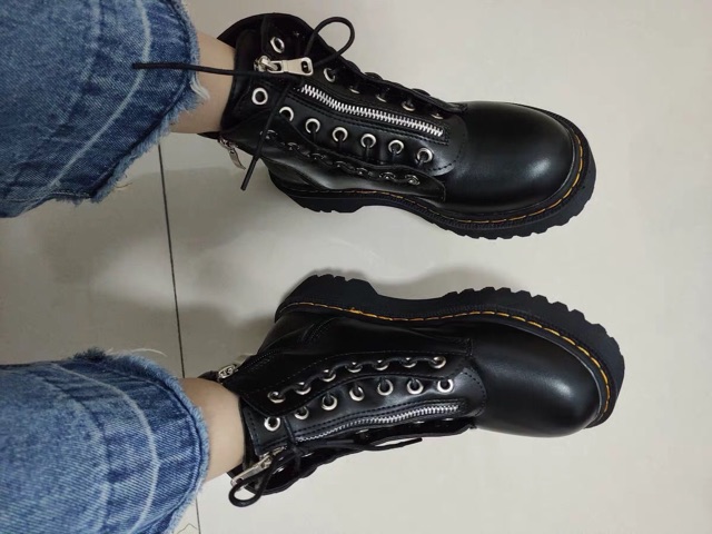 [Mã FASHIONGREEN15 giảm tới 30K đơn 99K] [Sẵn 36/37/38/39]Giày da cao cổ phong cách Korea | BigBuy360 - bigbuy360.vn