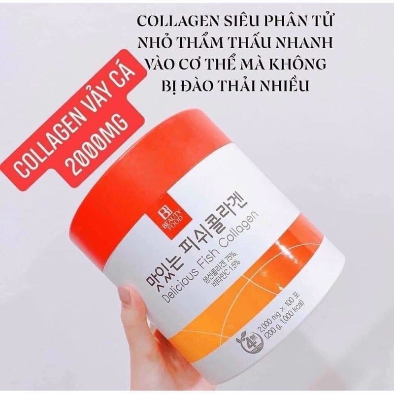 [Chính Hãng]Collagen vảy cá Beauty Food Thuỷ Phân Đẹp Da Giữ Dáng Hàn Quốc