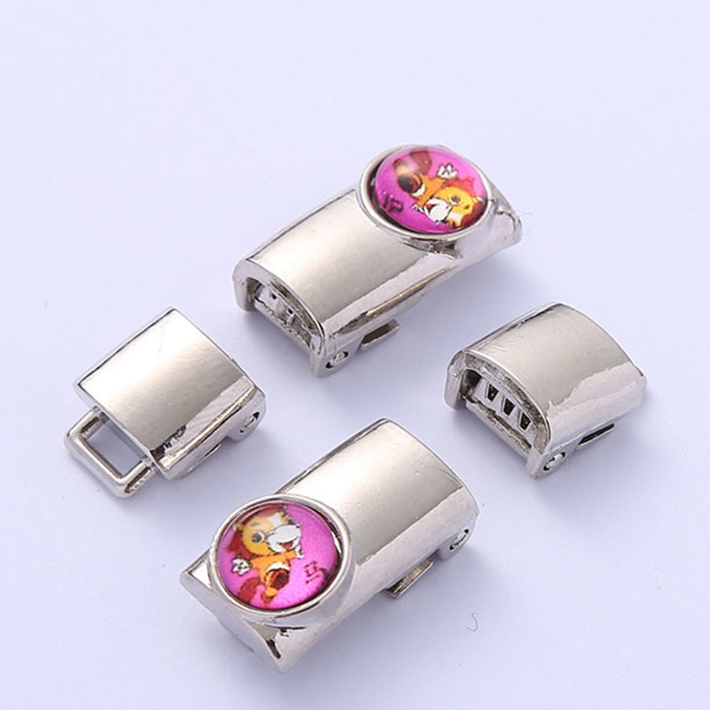 Set 2 Phụ Kiện Khóa Giày Hình Chú Heo Hoạt Hình Đơn Giản Dễ Thương