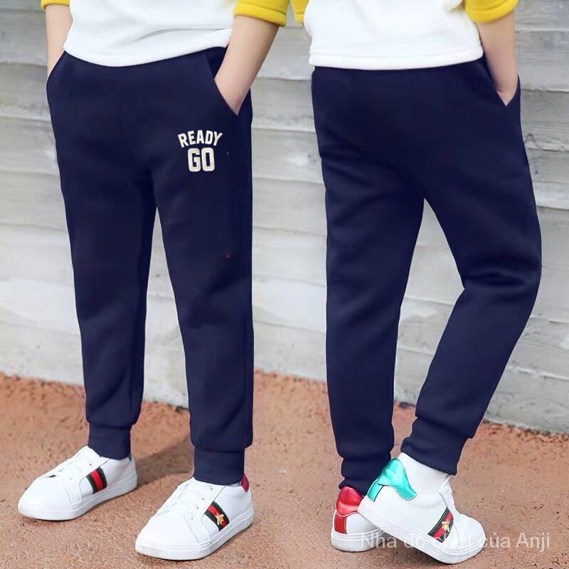 Autumn And Winter Big Boys Children Casual Sports Pants
