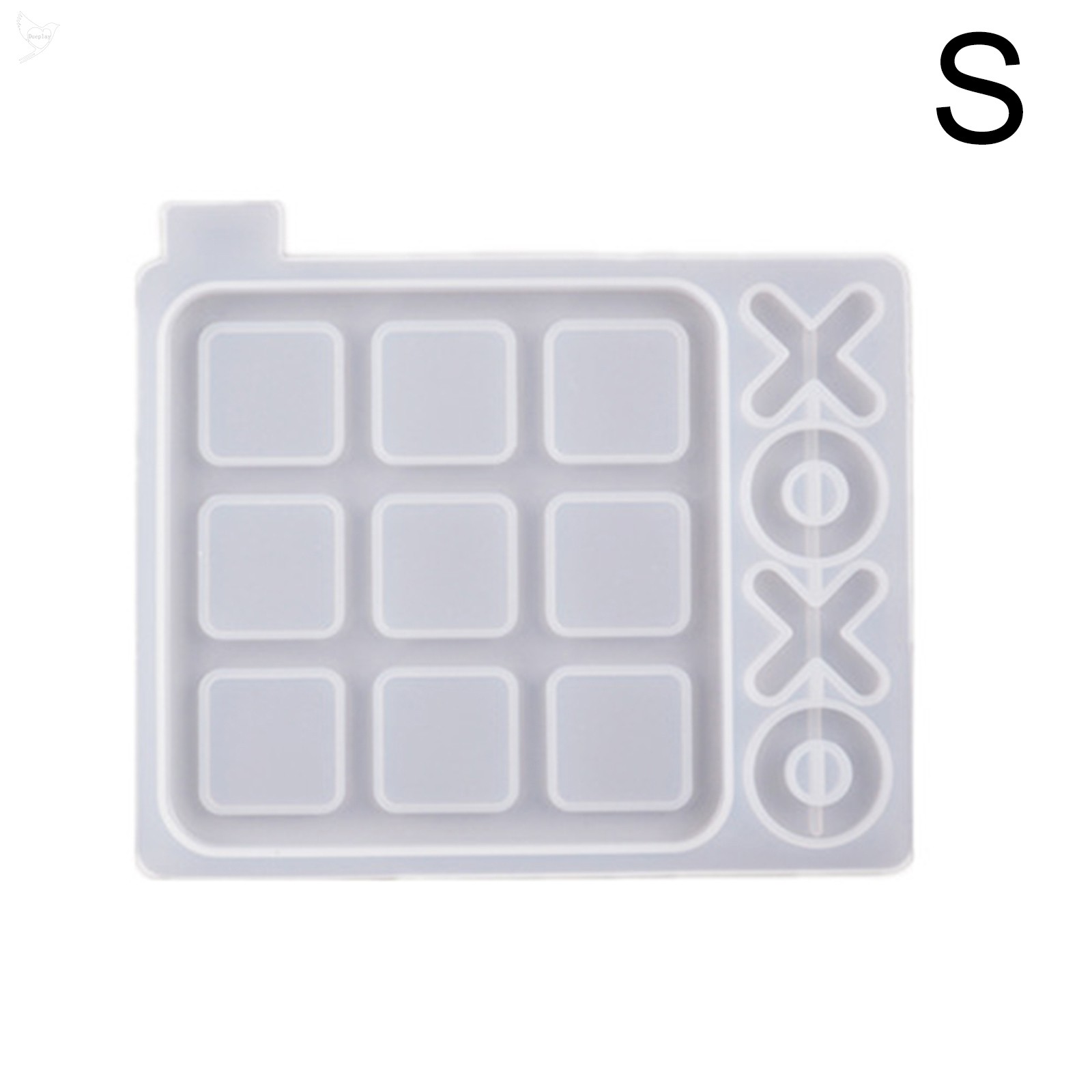 [d] DIY Mold X O Shape Board Game Silicone Resin Mold Kit Modern Farmhouse Porch Decor Coffee Game Table Decor