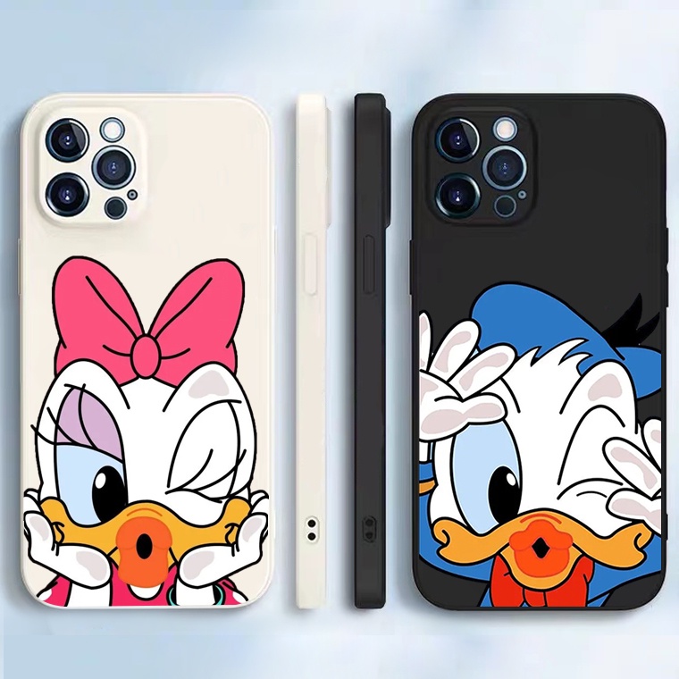 Ốp Điện Thoại TPU Mềm Hình Vịt Donald Cho Iphone 11 Pro Max 12 12 Pro Max X Xs Max Xr 8 7 Plus