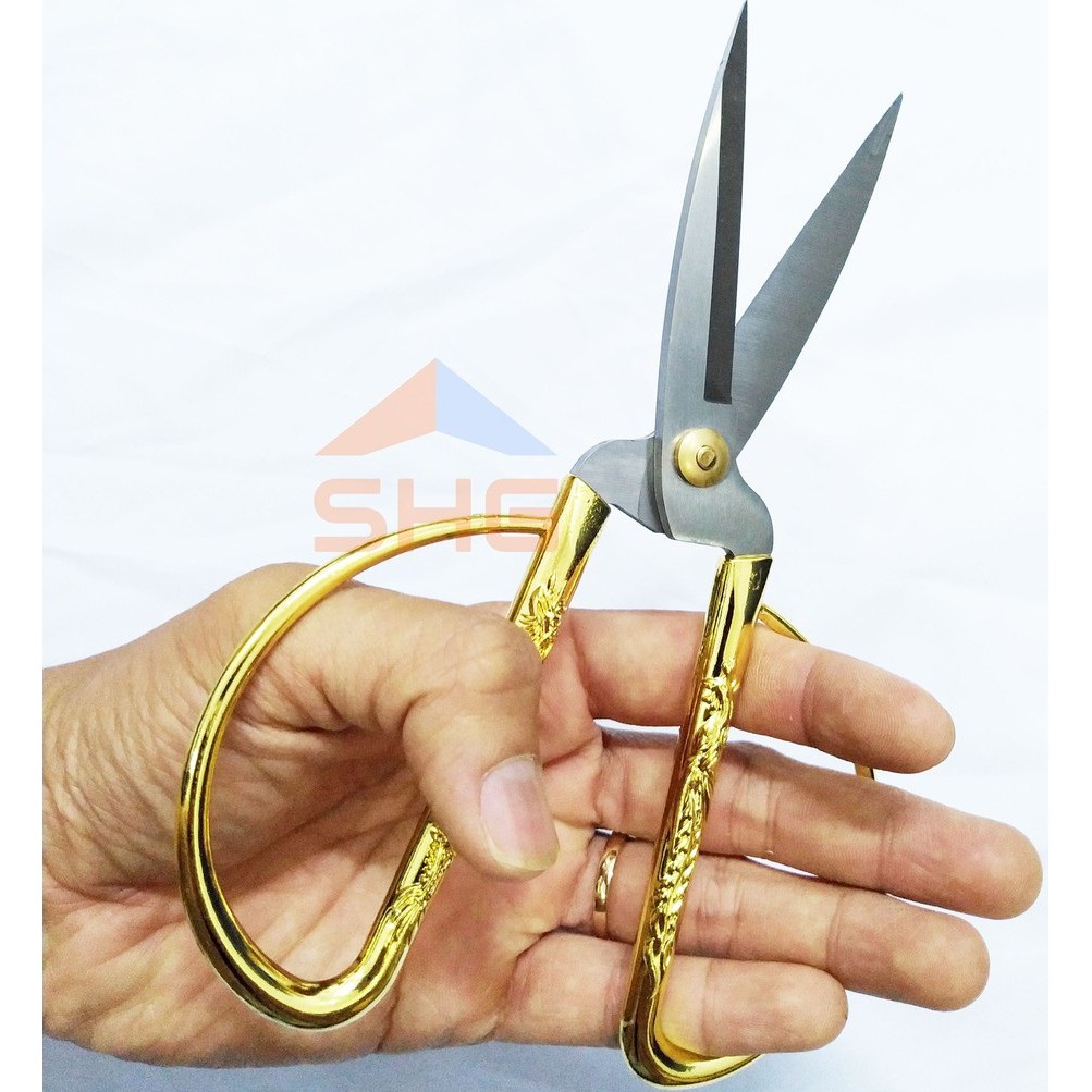 Kéo Vàng Rồng Phụng Chất Liệu Thép Không Rỉ Cao Cấp