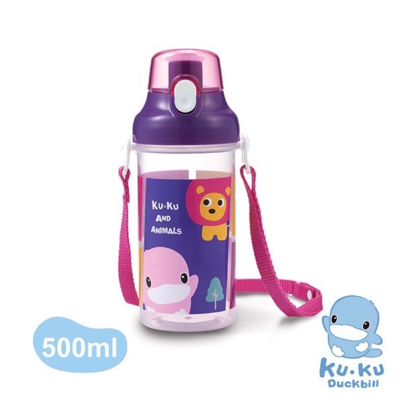 Bình uống nước cho bé Animals KU.KU Duckbill KU5602 -500ml