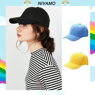 Nón lưỡi trai nam nón lưỡi trai nữ màu trơn basic MD01