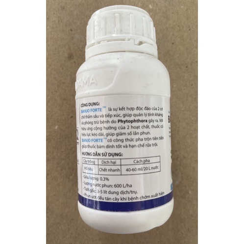 Thuốc Trị Lỡ Cổ Rễ, Chết Cây, Héo Xanh BANJO FORTE 400SC