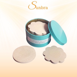 Hộp 60 miếng dán nhũ hoa chất liệu giấy sử dụng một lần tiện lợi SUNBRA 307