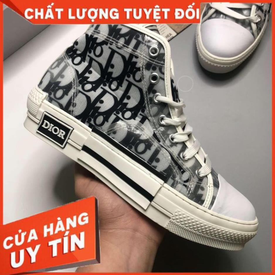 [HOT TREND] Giày Sneaker Dio Cao Cổ Da Bóng Cao Cấp Nam Nữ