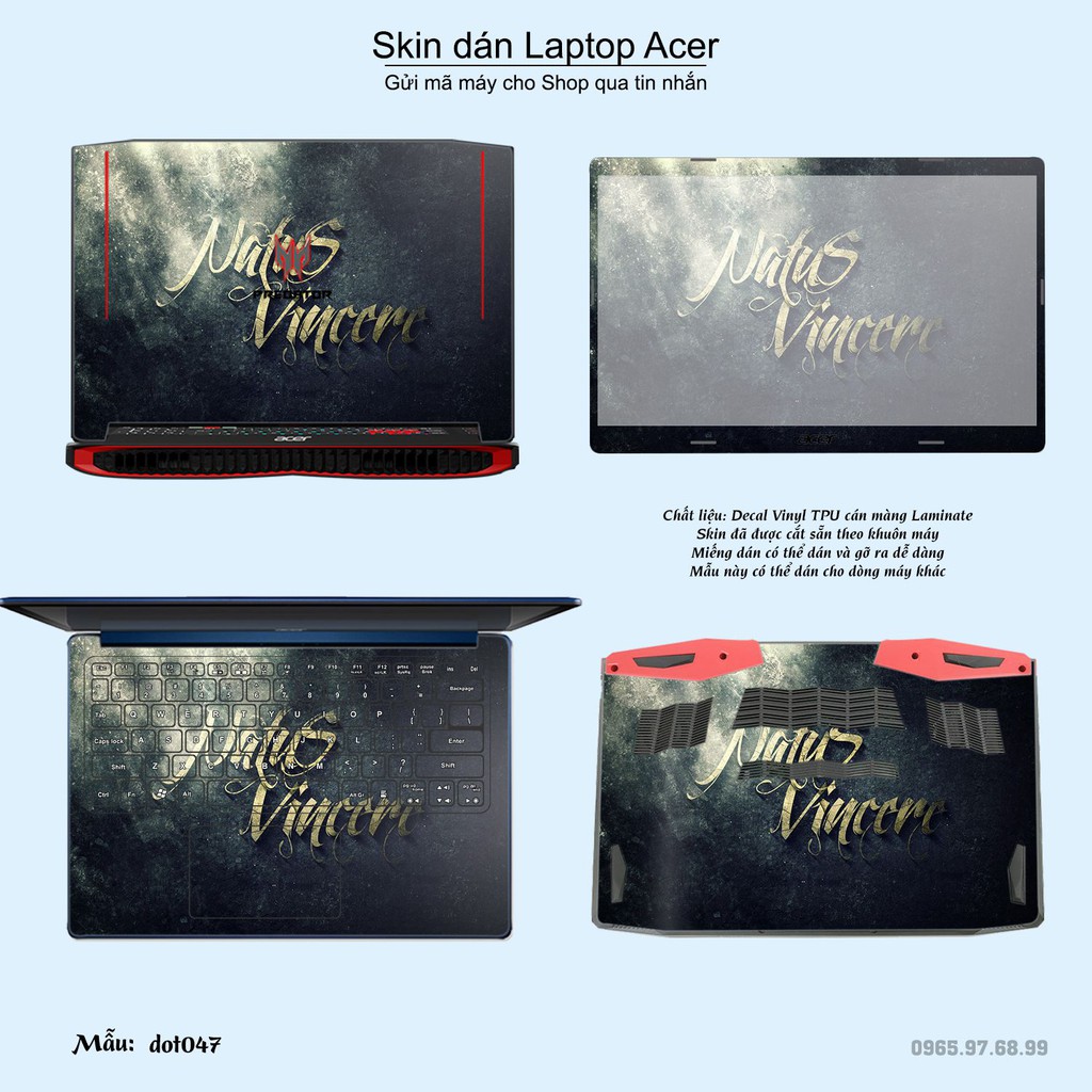 Skin dán Laptop Acer in hình Dota 2 _nhiều mẫu 8 (inbox mã máy cho Shop)