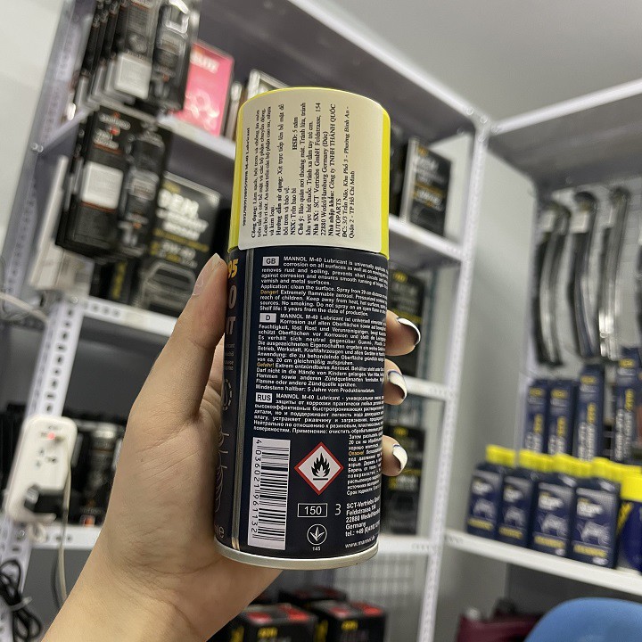 Dầu Bôi Trơn, Chống Gỉ, Bảo Vệ Kim Loại MANNOL 9895 M-40 Lubricant 100ml