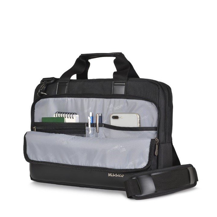 Túi xách laptop Mikkor The Ralph Briefcase Black