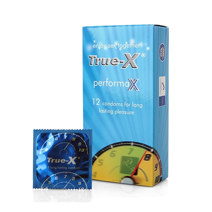 Bao Cao Su TrueX Performax (Hộp 12C) - Dòng Bcs Siêu Mỏng, Giúp Duy Trì Lửa Yêu. Bcs Nhật Bản