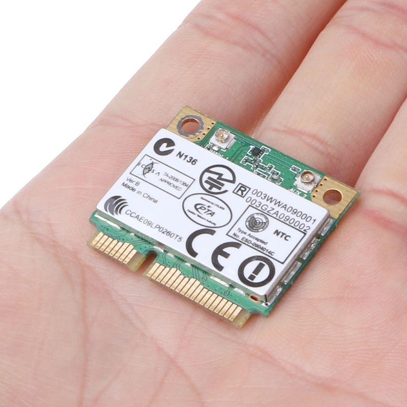 Thẻ mạng không dây CRE AR5B93 AR9283 nửa chiều cao mini PCI-E tốc độ 300Mpbs cho Atheros