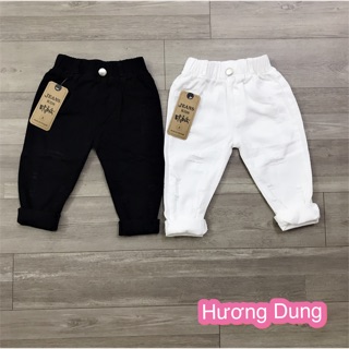 Quần kaki Trắng Đen