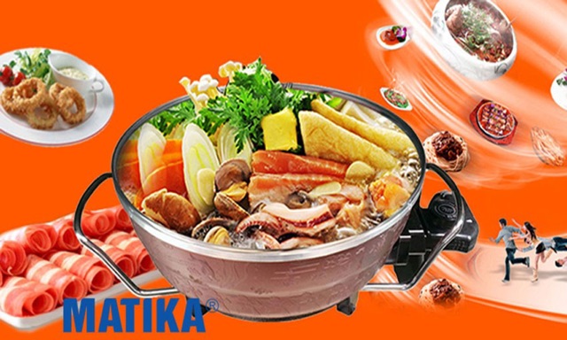 nồi lẩu điện Matika 9030