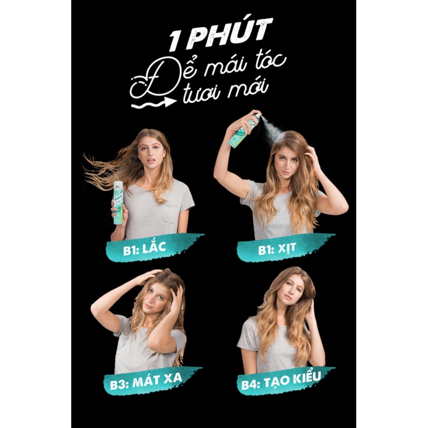 Dầu gội khô Batiste hương chanh original 200ml