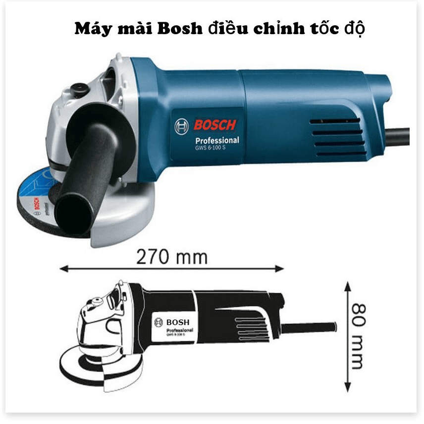 Máy mài, máy cắt cầm tay BOSCH GWS lõi đồng 670W, Máy cắt sắt bosch