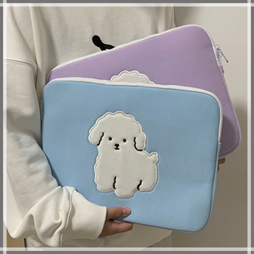 ⭐️ READY STOCK⭐️Cartoon sheep ins Bag iPad Bag Laptop Sleeve 13 15inch Laptop Case11 12 inches Cute Trendy Korea