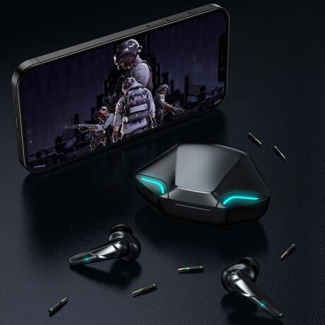 Tai Nghe Gaming Bluetooth 5.2 Tws - Có Mic, Độ Trễ Thấp, Pin Trâu - Chính Hãng HD DESIGN