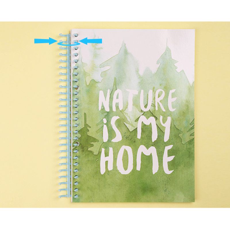 Set 10 Vòng Nối Bằng Nhựa 30 Lỗ Cho Sổ Tay