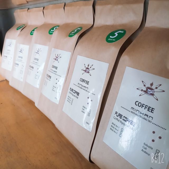 1kg Cà phê Minh An 5   rang xay mộc 100%%%
