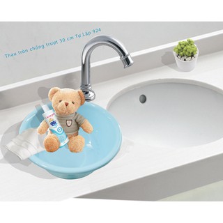 Thau nhựa tròn chống trượt TỰ LẬP TL924 - 30cm