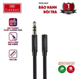 Dây cáp âm thanh AUX-34 Earldom Jack Kết Nối Chân 3.5 Ra Đầu AUX Lấy Âm Thanh Video Audio Lấy Nhạc Ra Loa Oto