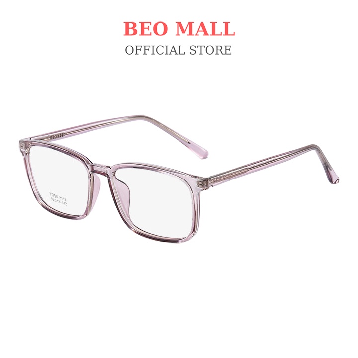 Gọng kính cận vuông nam BEOMALL thiết kế thời thượng chất cốt thép siêu bền tạo điểm nhấn khác biệt 8113