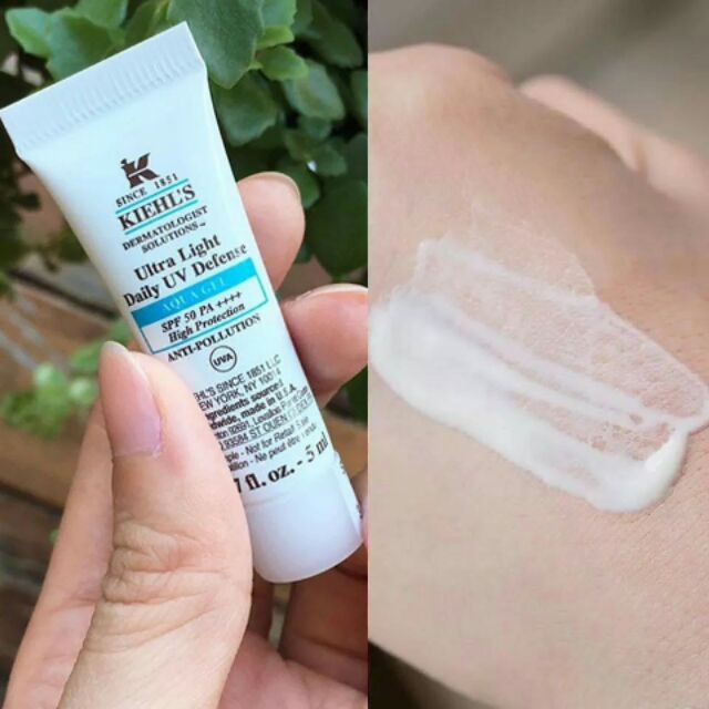 Kem Chống Nắng Kiehl's Ultra Light Daily UV Defense Suncreen - Kiehls Ultra Light Aqua Gel Minisize 5ml