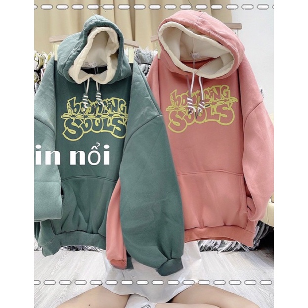 Áo Hoodie SOOLS Unisex Nam Nữ, Nỉ Mũ 2 Lớp Tay Bồng Form Rộng Hai Lớp Chuẩn Ảnh( Hàng Sẵn)