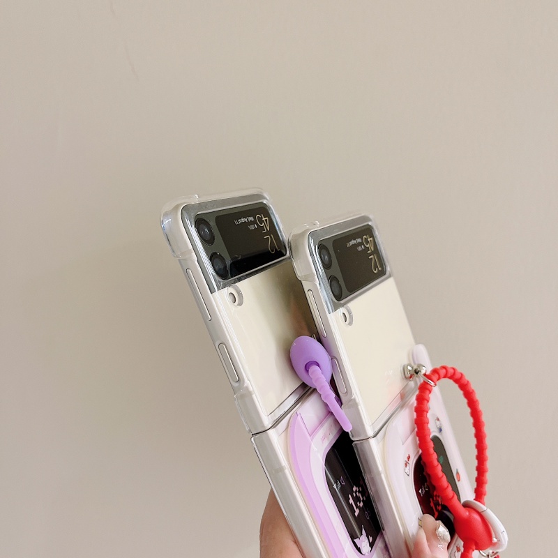 Ốp Lưng Hình Hoạt Hình Cho Samsung Galaxy Z Flip 3 Flip 4 Flip Z Flip2
