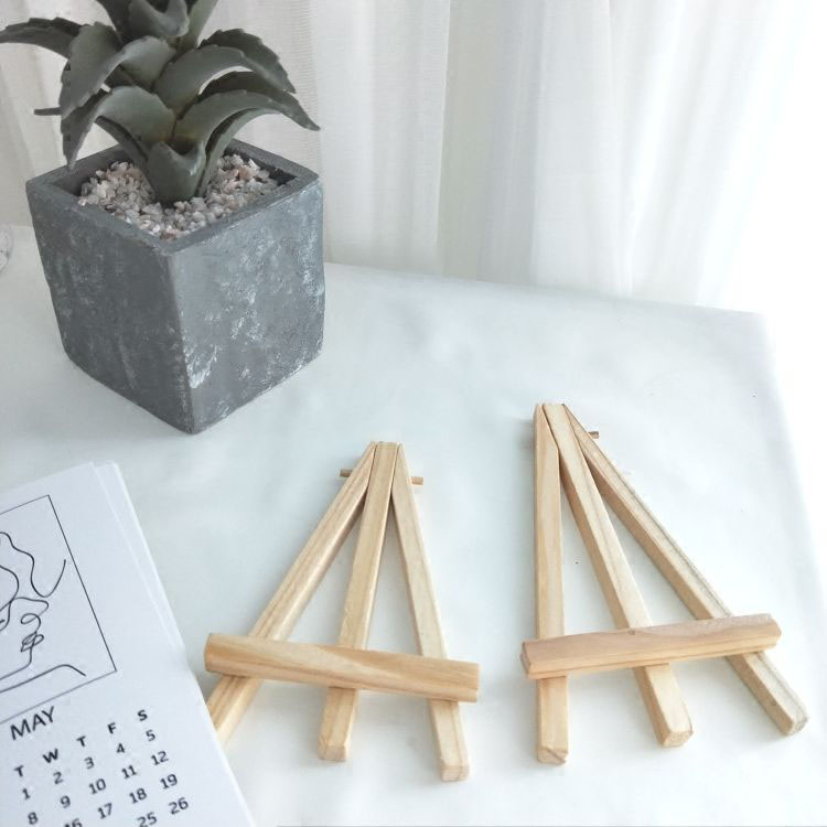 Giá Đỡ Điện Thoại Ba Chân Mini Bằng Chất Liệu Gỗ Xinh Xắn Tiện Lợi | BigBuy360 - bigbuy360.vn