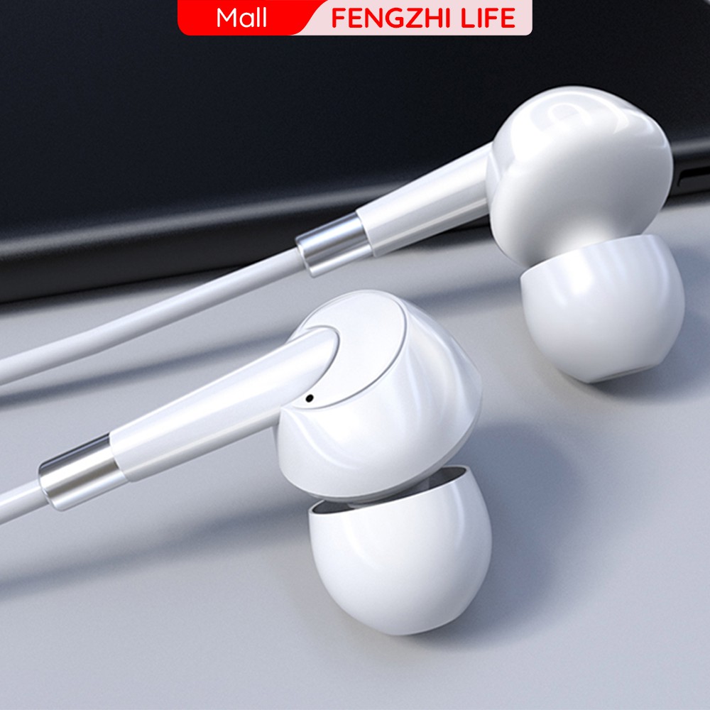 Tai nghe FENGZHI M3 dây jack 3.5mm nhét tai cho ĐT táo Samsung OPPO VIVO HUAWEI XIAOMI