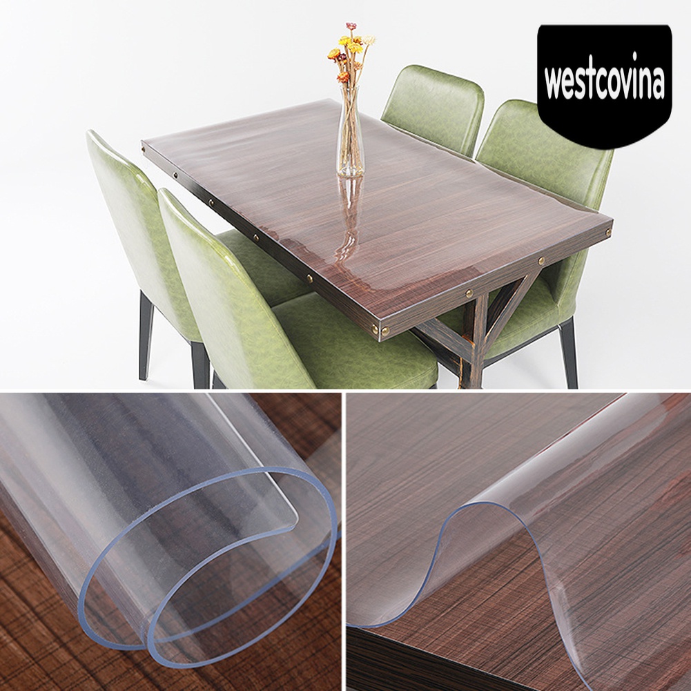 [Hot]☀ Khăn Trải Bàn Trong Suốt Mềm Mại Trang Trí Nhà Cửa