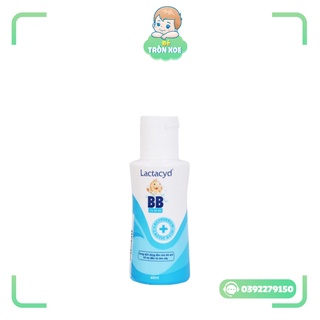 Sữa tắm gội trẻ em lactacyd bb giảm rôm sảy & hăm kẽ 60ml/chai