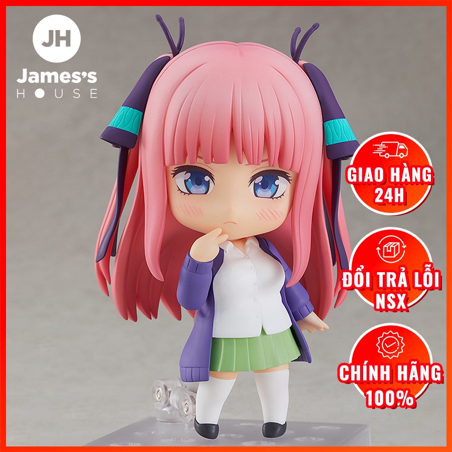 Mô Hình Figure Nhân Vật Anime Gotoubun no Hanayome, Nakano Nino, Nendoroid (#1612) (Good Smile Company) chính hãng Nhật