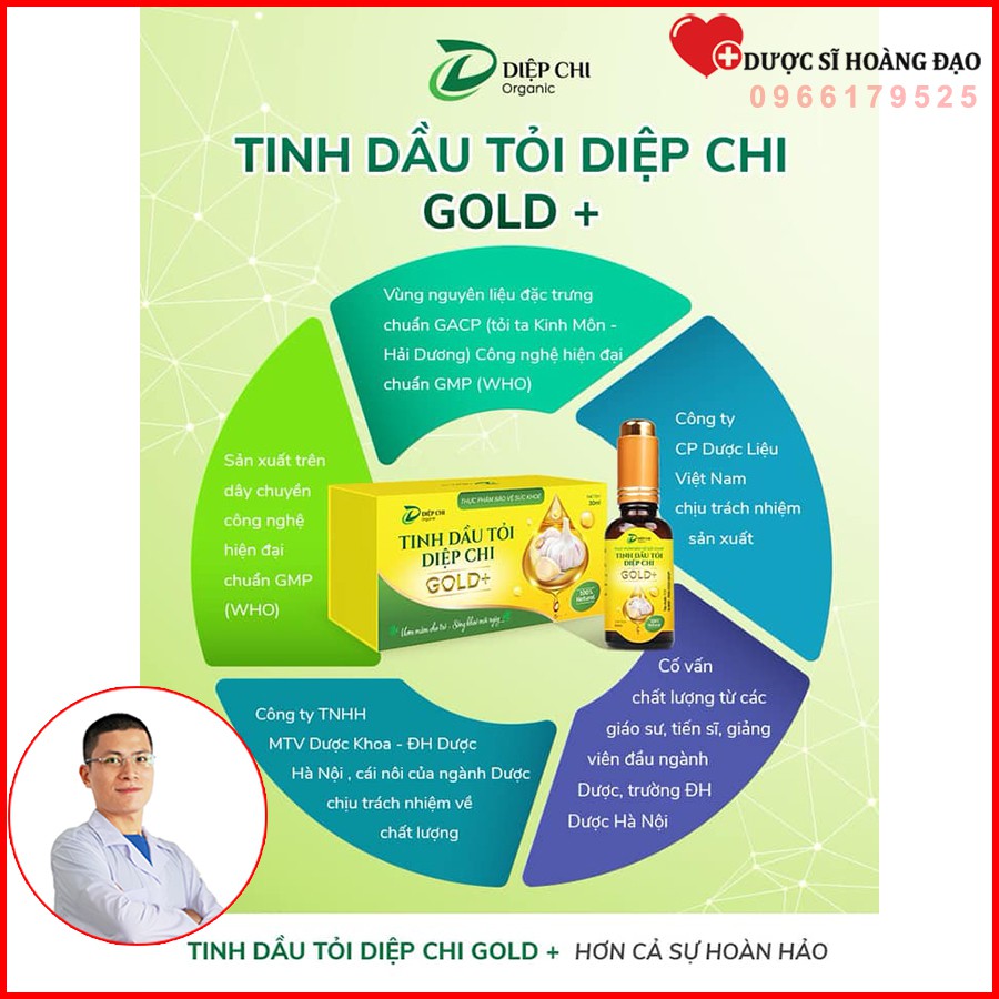 TINH DẦU TỎI DIỆP CHI GOLD+ [Mẫu mới] Giúp HỖ TRỢ TĂNG ĐỀ KHÁNG VƯỢT TRỘI-Tặng 2 gói chất xơ hòa tan giúp bé hết táo bón