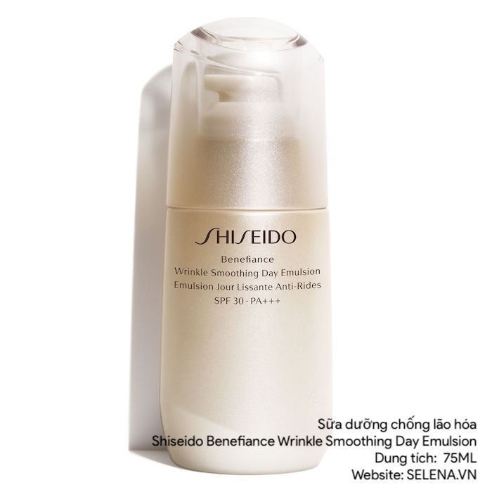 [SALE SỐC]  Sữa dưỡng chống lão hóa Shiseido Benefiance Wrinkle Smoothing Day Emulsion 75ML