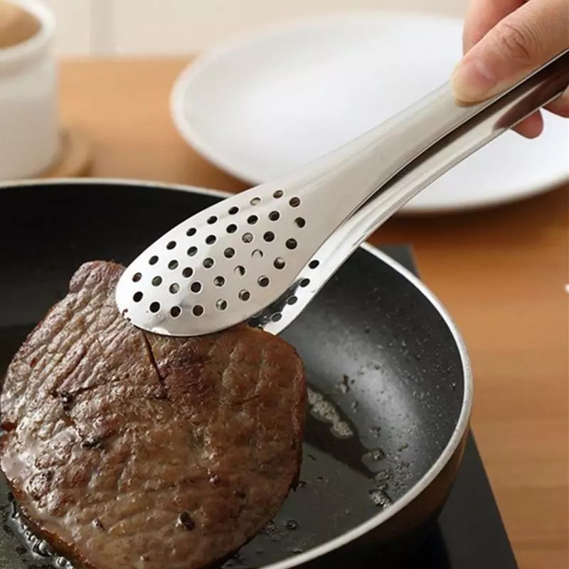 Kẹp Gắp Thức Ăn Cách Nhiệt Bằng Chất Liệu Thép Không Gỉ